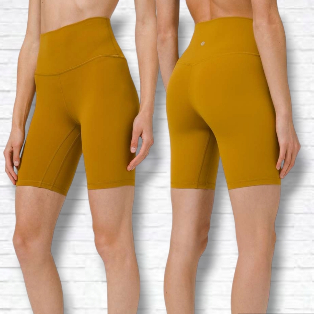 lululemon athletica Gold Athletic Shorts